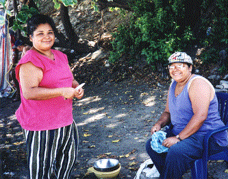 [Esperanza and Judi]
